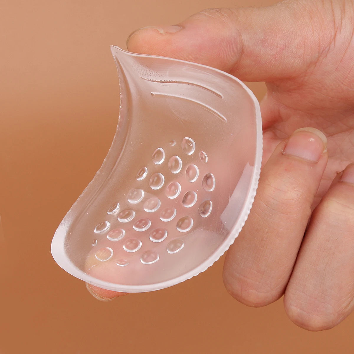 Silicone Gel Heel Cups - Shoe Inserts for Plantar ache, Sore Heel Pain, - Pad and Shock Absorbing Support for Women (1 Pairs)