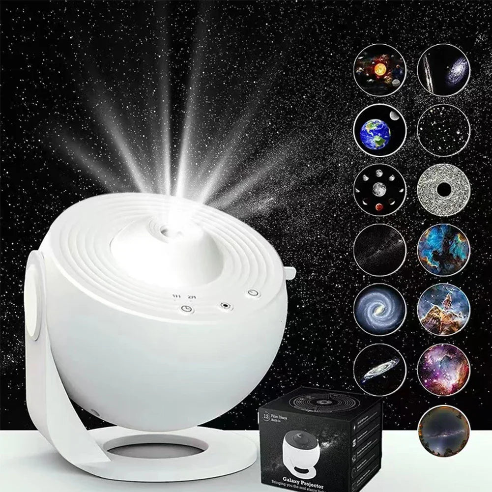 Night Light Galaxy Projector Starry Sky Projector 360° Rotate Planetarium Lamp For Kids Bedroom Valentines Day Gift Wedding Deco