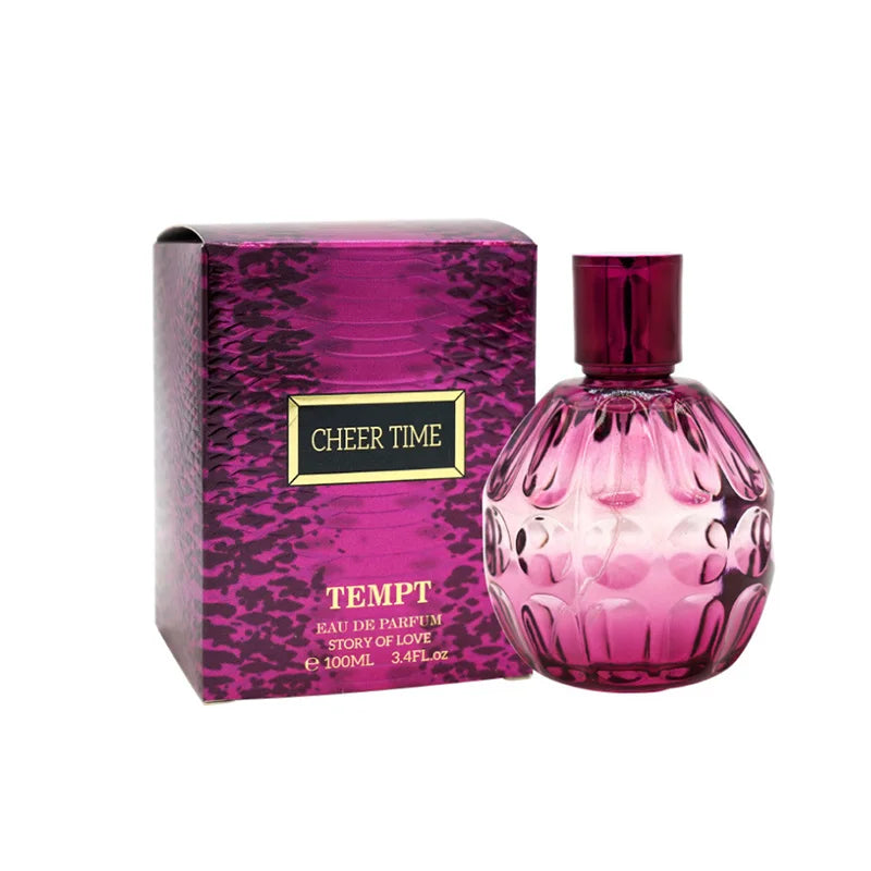 Cheer Time Unisex Love Perfume Long-lasting Fresh Jasmine Citrus Scent Eau De Toilette 100ml Couples Fun Dating Fragrance Spray