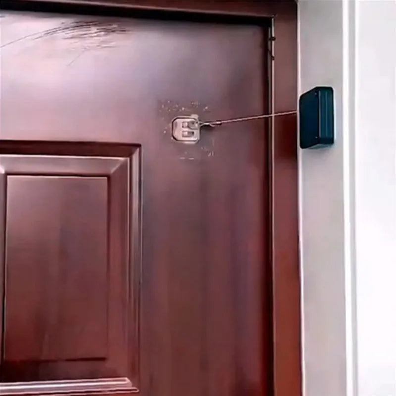 KK&FING Punch-free Automatic Door Closer 500g-1200g Wire Rope Retractable Automatic Recovery Coil Closing Device Door Hardware