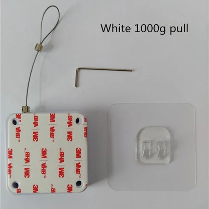 KK&FING Punch-free Automatic Door Closer 500g-1200g Wire Rope Retractable Automatic Recovery Coil Closing Device Door Hardware