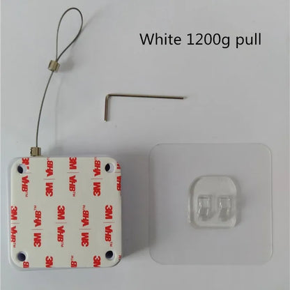 KK&FING Punch-free Automatic Door Closer 500g-1200g Wire Rope Retractable Automatic Recovery Coil Closing Device Door Hardware