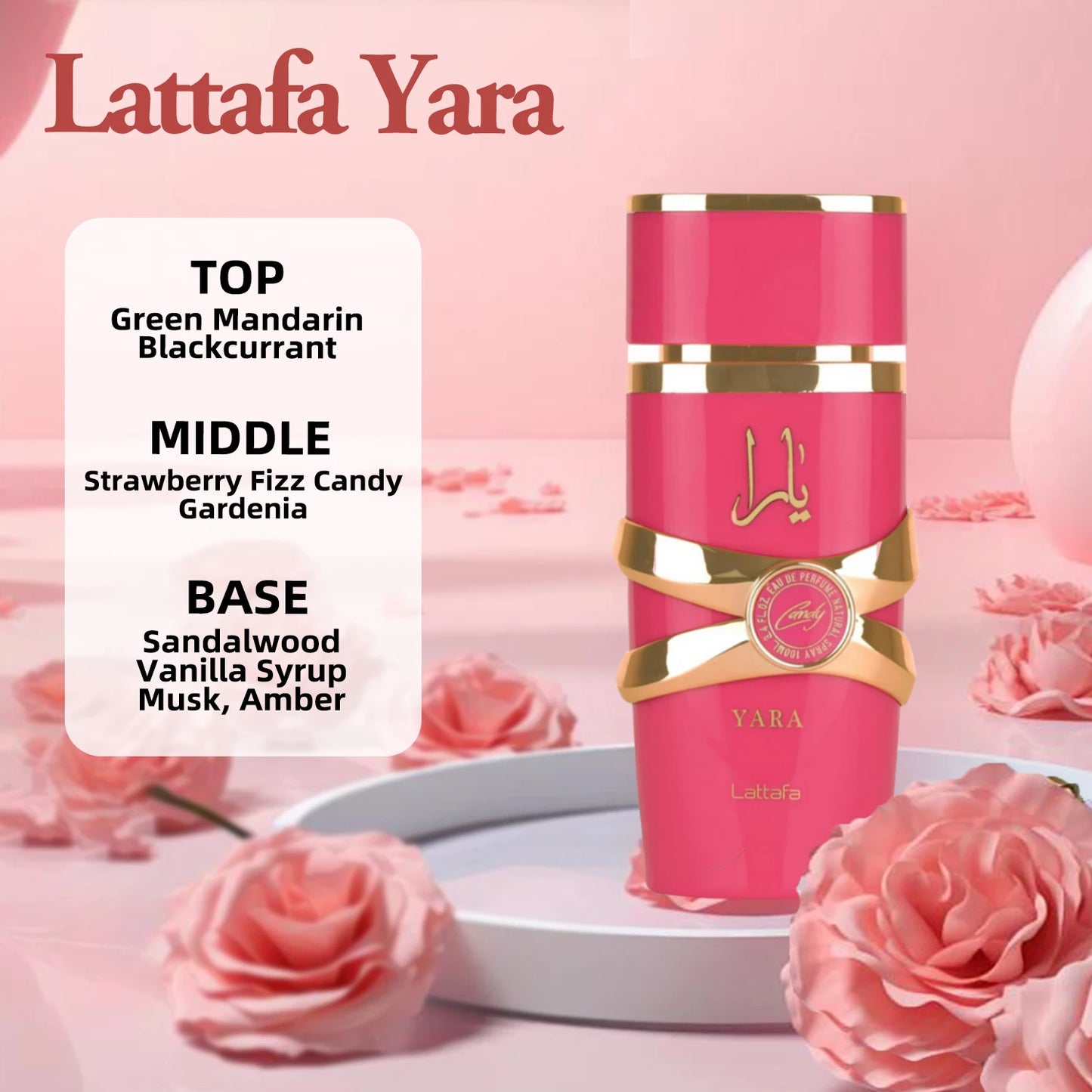 Lattafa Yara Perfume Eau De Parfum Original Arab Perfumes Arabian Perfume High Quality Pheromones Perfume For Women For Men