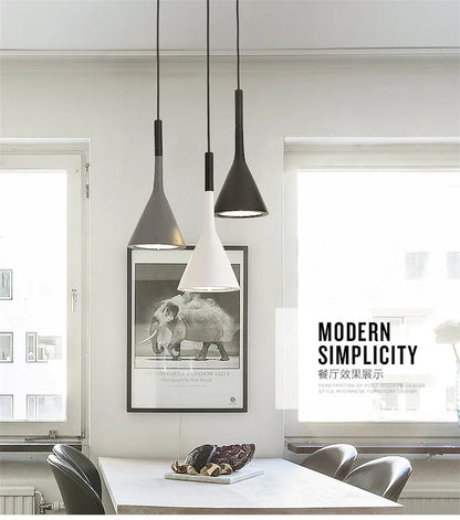 Nordic Modern LED Pendant Light - Perfect for Living Rooms, Bedrooms, Dining Rooms, and Cafes.