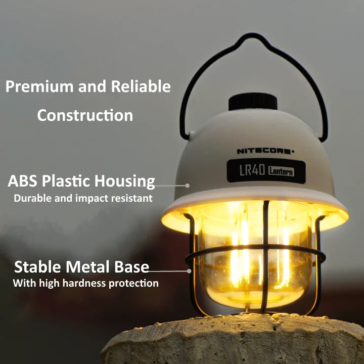 NITECORE LR40 Camping Lantern Camping light Power bank Tent light Portable lamp hand lantern Campsite Light Pendant Lights