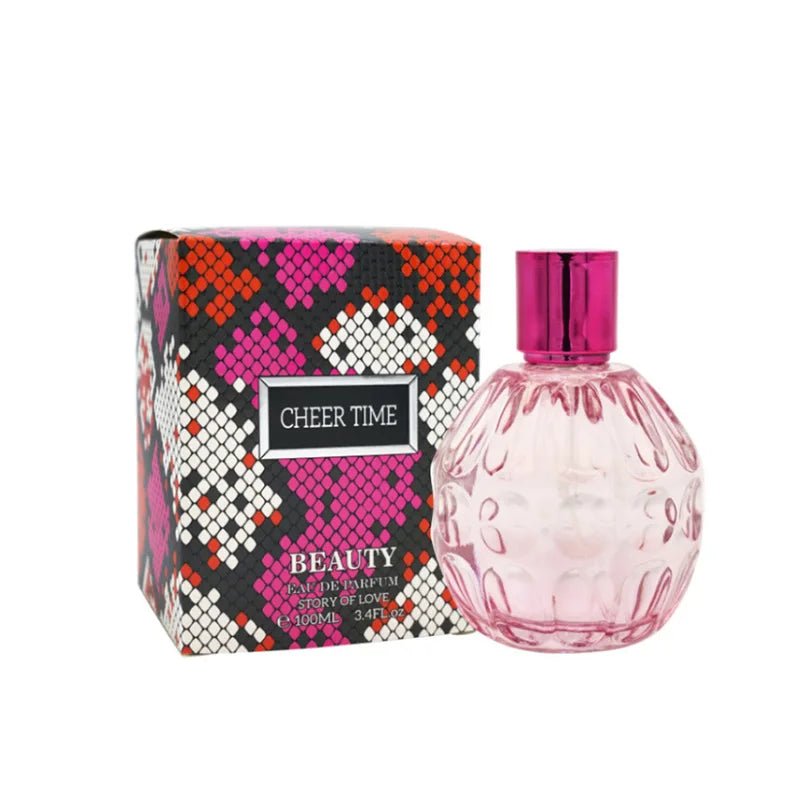 Cheer Time Unisex Love Perfume Long-lasting Fresh Jasmine Citrus Scent Eau De Toilette 100ml Couples Fun Dating Fragrance Spray
