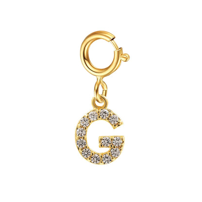 Personalized bracelet diy name initial letter pendant Gold Color Bracelet Stainless Steel Twist Cuban Chain Bracelet for Women