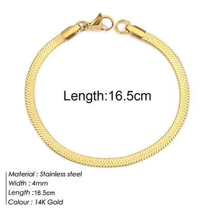 Personalized bracelet diy name initial letter pendant Gold Color Bracelet Stainless Steel Twist Cuban Chain Bracelet for Women