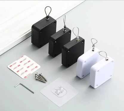 Automatic Drawstring Door Closer, Sliding Door, Office, Bathroom, Bedroom, Household, Simple Silent and Non Punching Door Closer