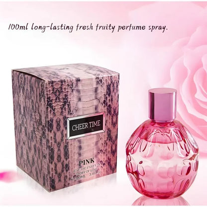 Cheer Time Unisex Love Perfume Long-lasting Fresh Jasmine Citrus Scent Eau De Toilette 100ml Couples Fun Dating Fragrance Spray