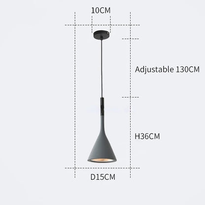 Nordic Modern LED Pendant Light - Perfect for Living Rooms, Bedrooms, Dining Rooms, and Cafes.