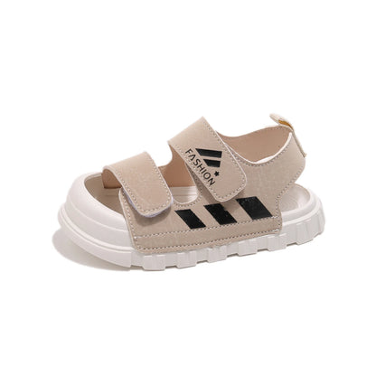 Kids Sandals Children Summer Beach Shoes for Boys Girls Toddlers Little Boy Sandals Fashion 2025 New Toes-covered Anti-kick Soft