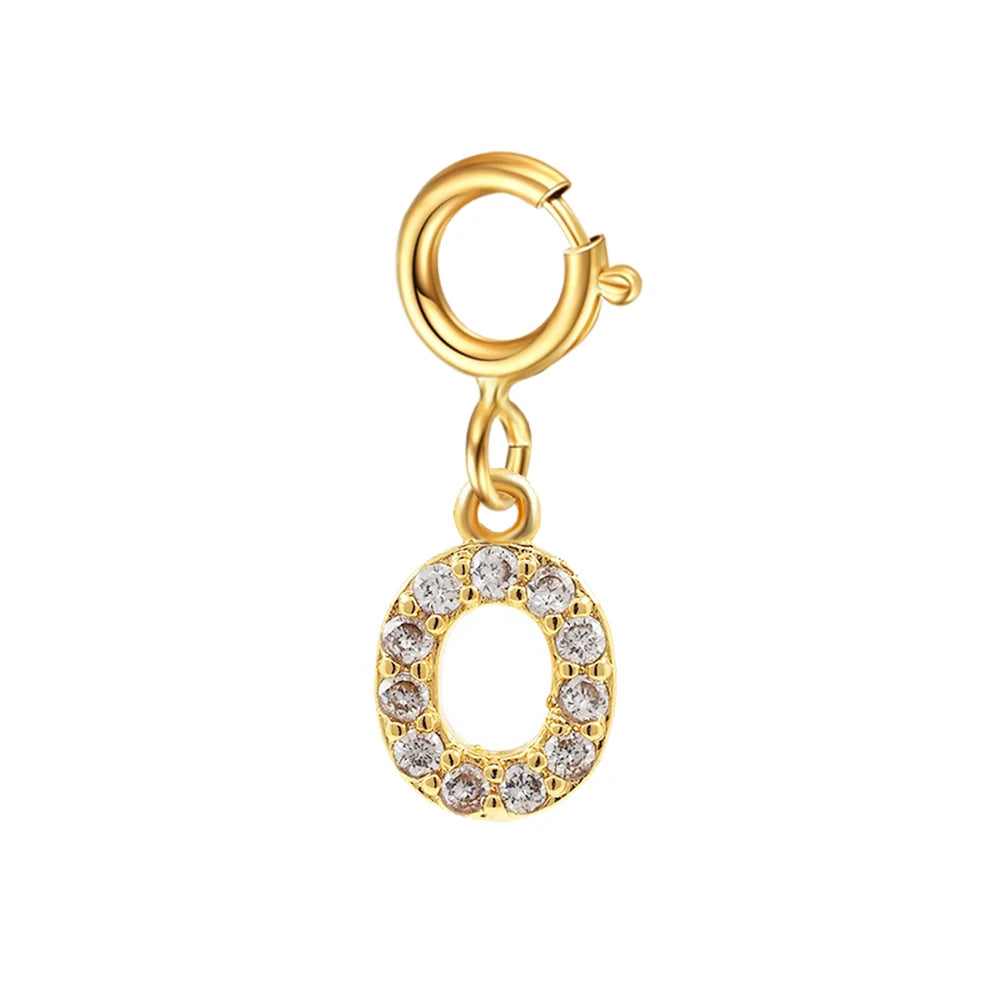 Personalized bracelet diy name initial letter pendant Gold Color Bracelet Stainless Steel Twist Cuban Chain Bracelet for Women