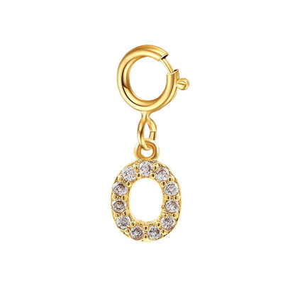 Personalized bracelet diy name initial letter pendant Gold Color Bracelet Stainless Steel Twist Cuban Chain Bracelet for Women