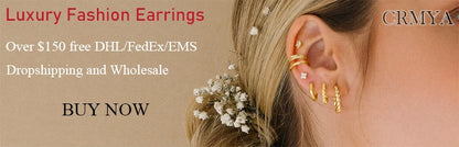 Korean Fashion Cubic Zirconia Yellow Silver Plated Stud Earring For Women Engagement Wedding Trendy Jewelry Gift Girls