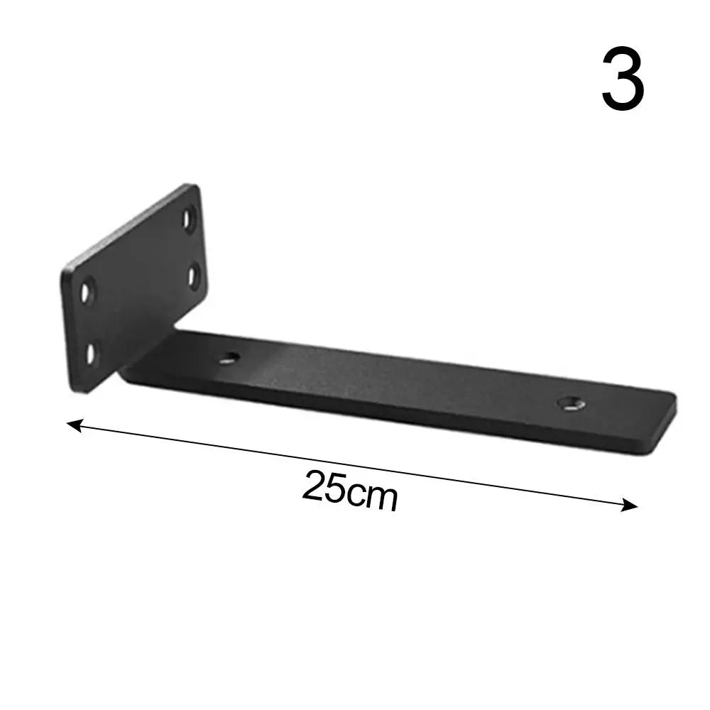 Metal Floating Shelf Brackets Wall Mount Heavy Duty Shelves Brackets 1/5 Inch Invisible L Brackets for Shelves Support