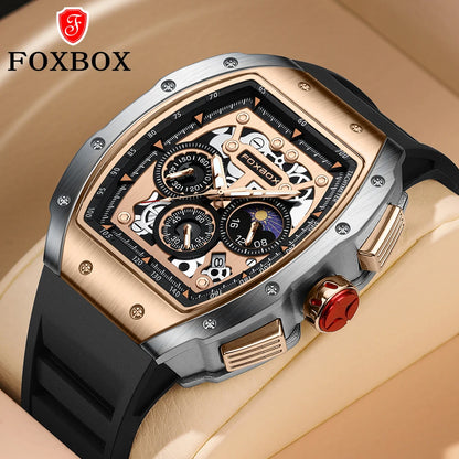 LIGE Men's Watches Fashion Sport Quartz Watch for Men Luxury Top Brand Waterproof Wristwatches Silicone Strap Relogios Masculino