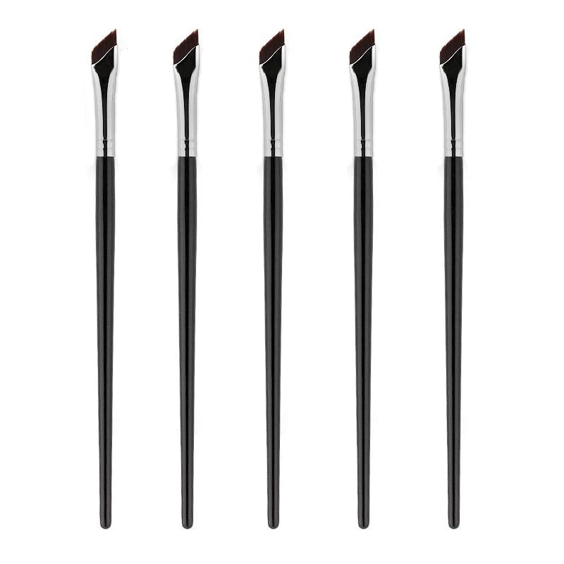 Karsyngirl 2/5Pc Upgrade Blade Eyeliner Brush Ultra Thin Fine Angle Flat Eyebrow Brush Under The Eyes Place Precise Detail Brush