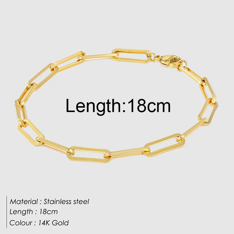 Personalized bracelet diy name initial letter pendant Gold Color Bracelet Stainless Steel Twist Cuban Chain Bracelet for Women