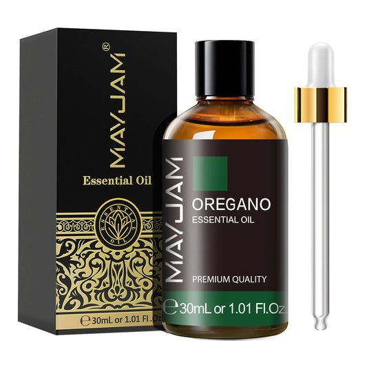 MAYJAM 30ML with Dropper Essential Oils Oregano Lemon Eucalyptus Spearmint Neroli Helichrysum Turmeric Anise Star Tea Tree