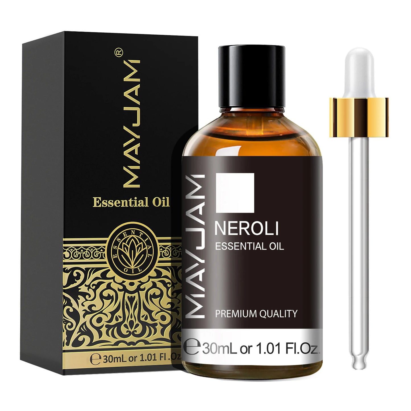MAYJAM 30ML with Dropper Essential Oils Oregano Lemon Eucalyptus Spearmint Neroli Helichrysum Turmeric Anise Star Tea Tree