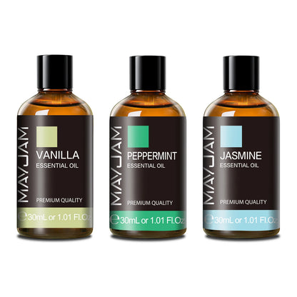 MAYJAM 30ML with Dropper Essential Oils Oregano Lemon Eucalyptus Spearmint Neroli Helichrysum Turmeric Anise Star Tea Tree