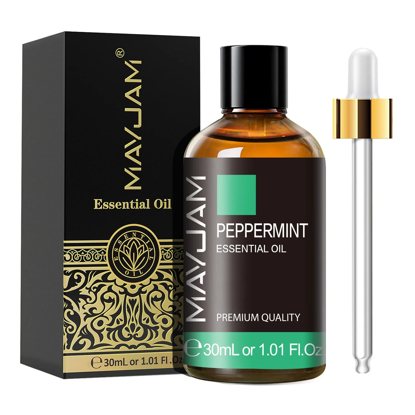 MAYJAM 30ML with Dropper Essential Oils Oregano Lemon Eucalyptus Spearmint Neroli Helichrysum Turmeric Anise Star Tea Tree
