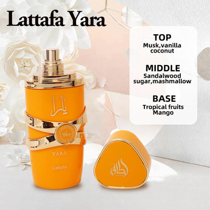 Lattafa Yara Perfume Eau De Parfum Original Arab Perfumes Arabian Perfume High Quality Pheromones Perfume For Women For Men