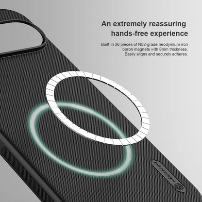 for Google Pixel 9 / 9 Pro / 9 Pro XL Case Nillkin Super Frosted Shield Hard PC Soft Edge for Magsafe Magnetic Protection Cover