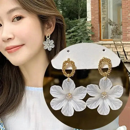 925 Silver Needle Korean Fashion Bow Crystal Drop Earrings For Women Jewelry 2025 Trending New Luxury Zircon Butterfly Earrings