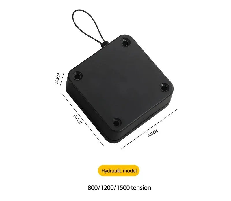 Automatic Drawstring Door Closer, Sliding Door, Office, Bathroom, Bedroom, Household, Simple Silent and Non Punching Door Closer