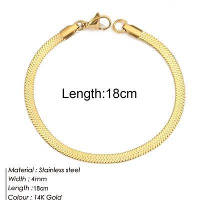 Personalized bracelet diy name initial letter pendant Gold Color Bracelet Stainless Steel Twist Cuban Chain Bracelet for Women