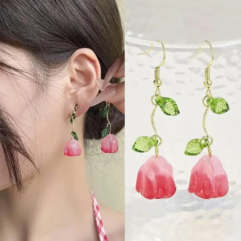 925 Silver Needle Korean Fashion Bow Crystal Drop Earrings For Women Jewelry 2025 Trending New Luxury Zircon Butterfly Earrings