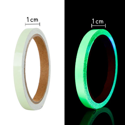 YX Luminous Fluorescent Night Self-adhesive Glow In The Dark Sticker Tape Safety Security Home Decoration Warning Adhesive Tape