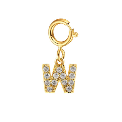 Personalized bracelet diy name initial letter pendant Gold Color Bracelet Stainless Steel Twist Cuban Chain Bracelet for Women