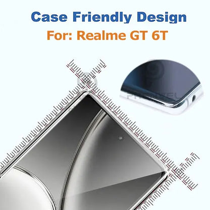 3D Protective Glass For Realme GT NEO 6 Full Glue Screen Protector Anti Shatter GT 6T Tempered Glass Film