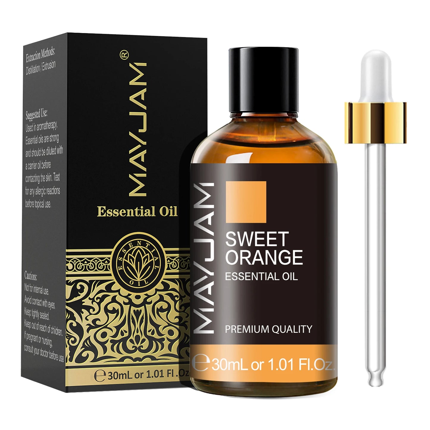 MAYJAM 30ML with Dropper Essential Oils Oregano Lemon Eucalyptus Spearmint Neroli Helichrysum Turmeric Anise Star Tea Tree