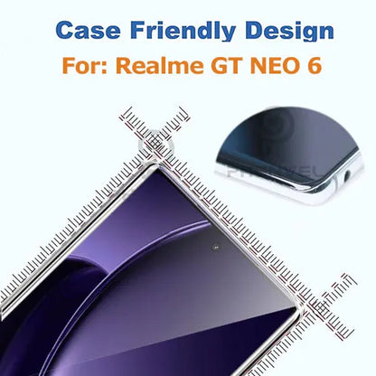 3D Protective Glass For Realme GT NEO 6 Full Glue Screen Protector Anti Shatter GT 6T Tempered Glass Film