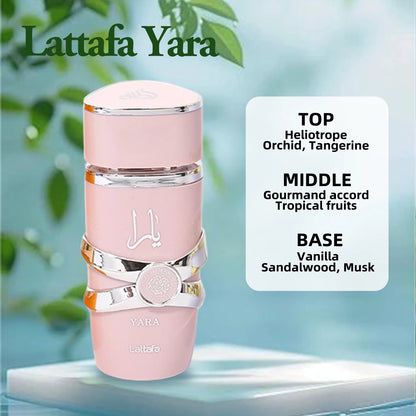 Lattafa Yara Perfume Eau De Parfum Original Arab Perfumes Arabian Perfume High Quality Pheromones Perfume For Women For Men