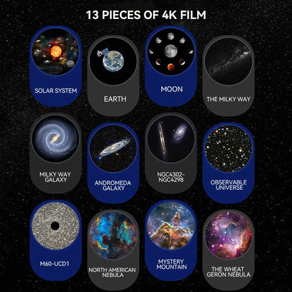 Night Light Galaxy Projector Starry Sky Projector 360° Rotate Planetarium Lamp For Kids Bedroom Valentines Day Gift Wedding Deco