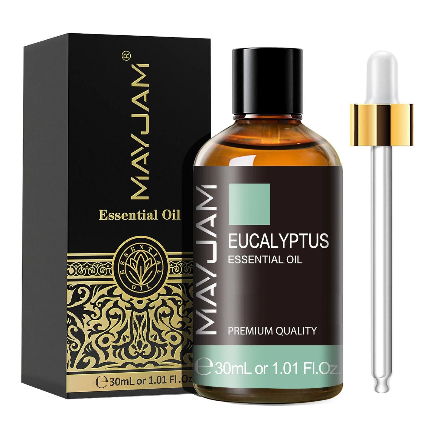 MAYJAM 30ML with Dropper Essential Oils Oregano Lemon Eucalyptus Spearmint Neroli Helichrysum Turmeric Anise Star Tea Tree