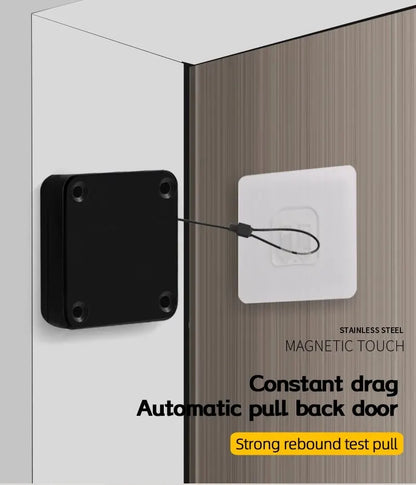 Automatic Drawstring Door Closer, Sliding Door, Office, Bathroom, Bedroom, Household, Simple Silent and Non Punching Door Closer