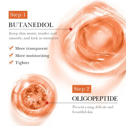 BIOAOUA Oligopeptide Face Skin Repair Freeze-dried Powder Set Sensitive Skin Moisturizing and Smoothing Hyaluronic Acid Essence