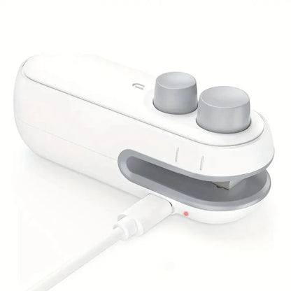 Mini Heat Bag Sealing Machine Package Sealer Bags Plastic Food Sealer Clip Bag Handheld Sealer Food Packaging Heat Sealer
