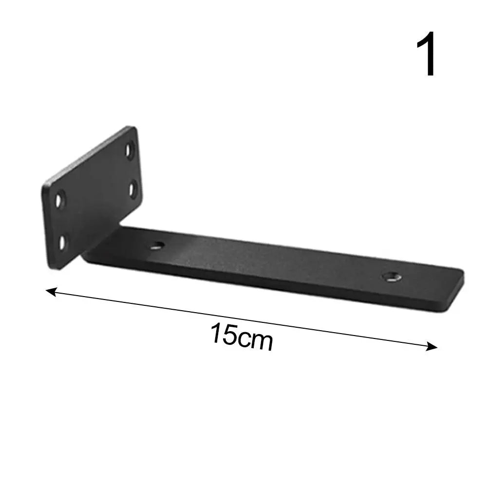 Metal Floating Shelf Brackets Wall Mount Heavy Duty Shelves Brackets 1/5 Inch Invisible L Brackets for Shelves Support
