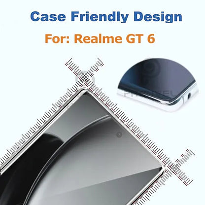 3D Protective Glass For Realme GT NEO 6 Full Glue Screen Protector Anti Shatter GT 6T Tempered Glass Film