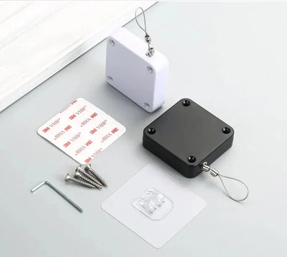 Automatic Drawstring Door Closer, Sliding Door, Office, Bathroom, Bedroom, Household, Simple Silent and Non Punching Door Closer