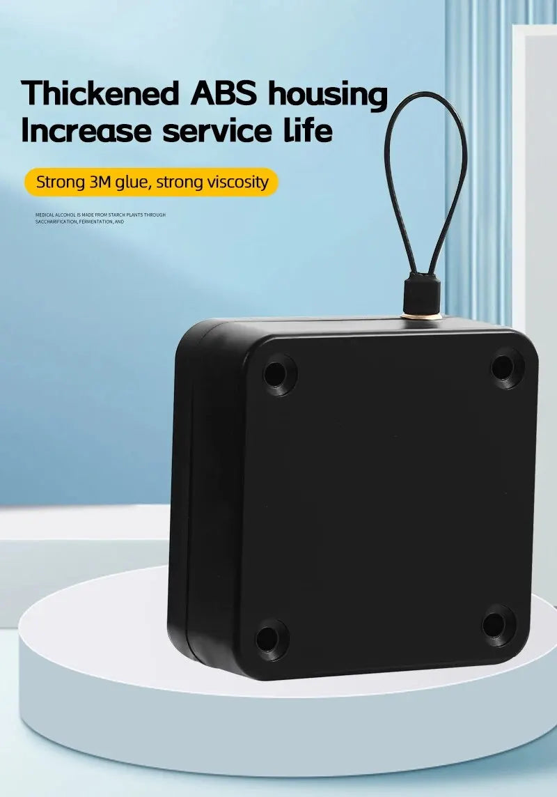 Automatic Drawstring Door Closer, Sliding Door, Office, Bathroom, Bedroom, Household, Simple Silent and Non Punching Door Closer