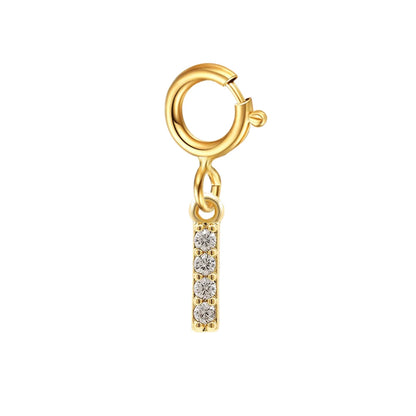 Personalized bracelet diy name initial letter pendant Gold Color Bracelet Stainless Steel Twist Cuban Chain Bracelet for Women