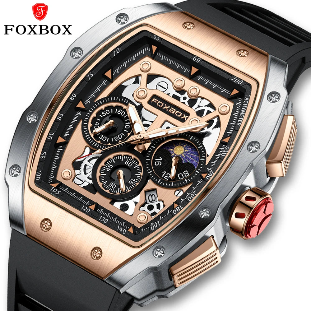 LIGE Men's Watches Fashion Sport Quartz Watch for Men Luxury Top Brand Waterproof Wristwatches Silicone Strap Relogios Masculino